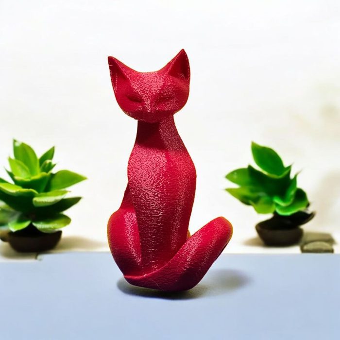Sleek Cat Figurine