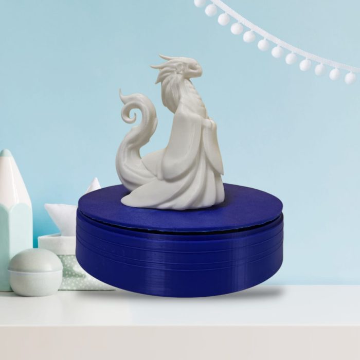 3D Printed Assamese Fantasy Figurine – The Regal Dragon