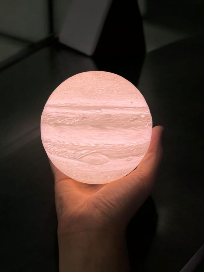 3D Printed Moon Lamp – Night Glow Jupiter Lamp